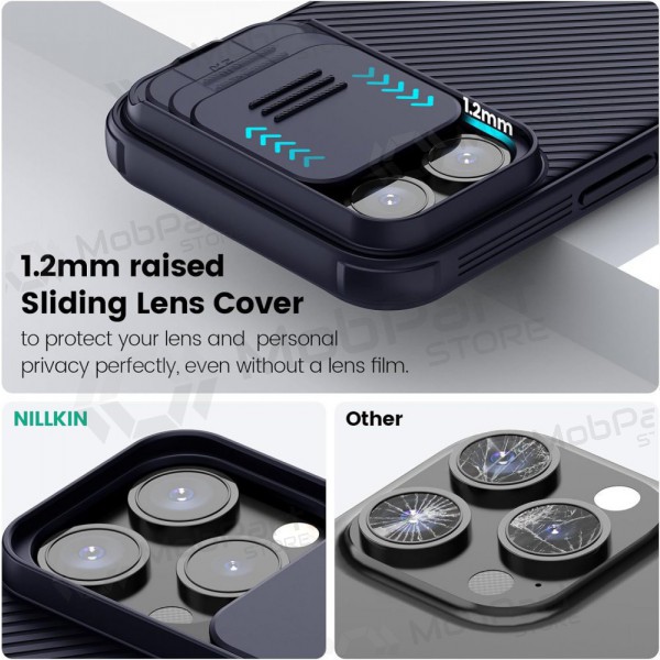 Apple iPhone 14 Pro Max suojakuori „Nillkin CamShield Pro“ (violetti)