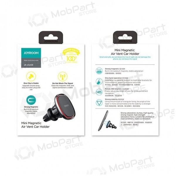 Auton matkapuhelinpidike Joyroom JR-ZS205 (dashboard) magnetinis musta