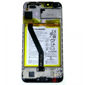 Huawei Y6 2018 / Y6 Prime 2018 näyttö (musta) (kehyksellä ja paristo) (service pack) (alkuperäinen)