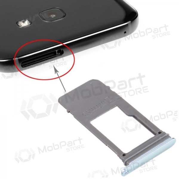 Samsung A520F Galaxy A5 2017 SIM kortin pidike (2kpl) (sininen) (alkuperäinen)