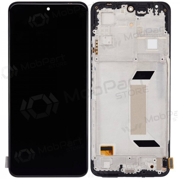 Xiaomi Redmi Note 12 5G, Poco X5 5G näyttö (musta) (kehyksellä) (alkuperäinen)