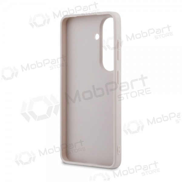 Samsung Galaxy S26 kotelo - Guess PU 4G Metal Logo (vaaleanpunainen)