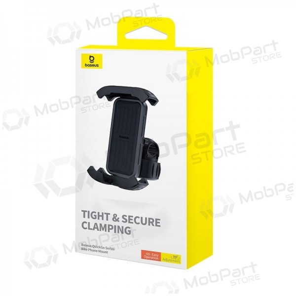 Telefono laikiklis dviračiui Baseus QuickGo Series Bike Phone Mount Cluster musta C40561500113-00