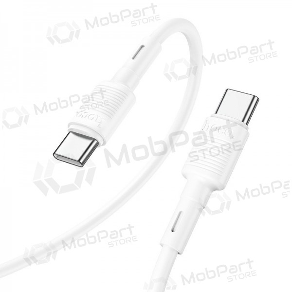 USB kaapeli Hoco X83 60W Type-C to Type-C 1.0m valkoinen