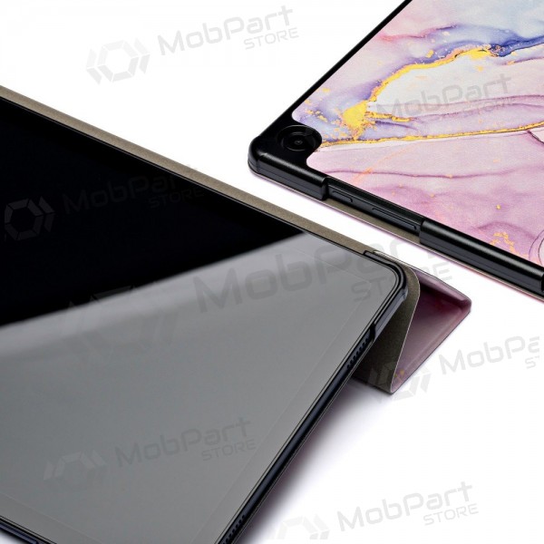 Samsung Galaxy Tab A9+, Tab A11+ kotelo - Smart Leather (marble)
