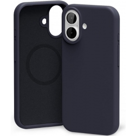 Suojakuori Mercury Pure Magsafe Silicon Case Apple iPhone 17 tummansininen