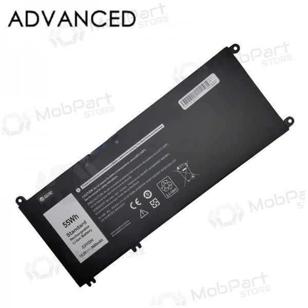 DELL 33YDH, 3600mAh kannettavan tietokoneen akku, Advanced DELL 33YDH, 3600mAh kannettavan tietokoneen akku, Advanced
