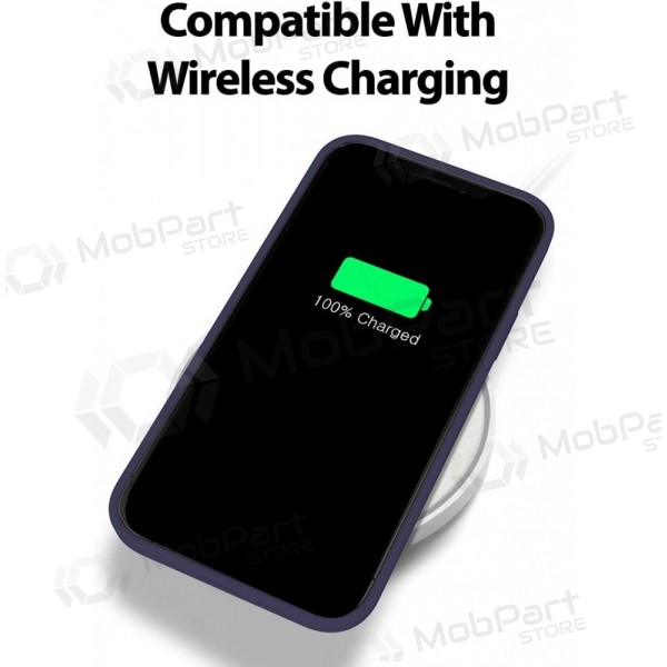 Samsung Galaxy A37 kotelo - Pure Magsafe Silicon Case (tummansininen)