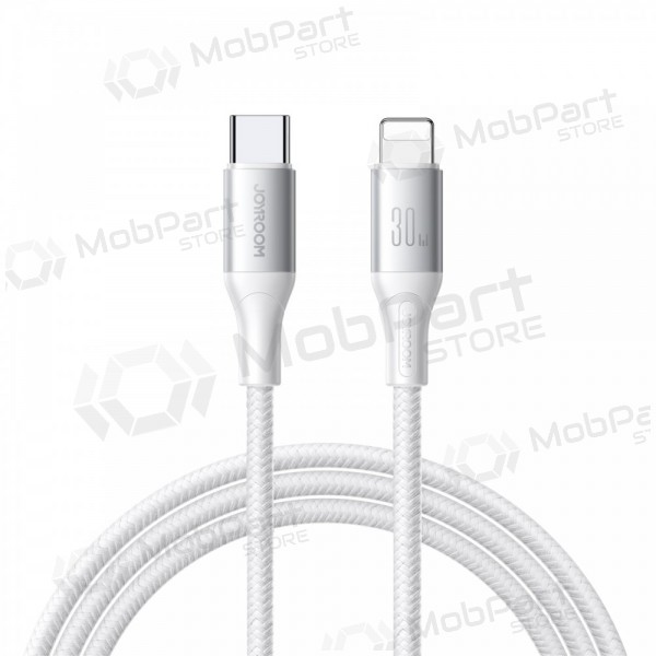 USB kaapeli Joyroom S-A28 USB-C to Lightning 30W 1.0m valkoinen