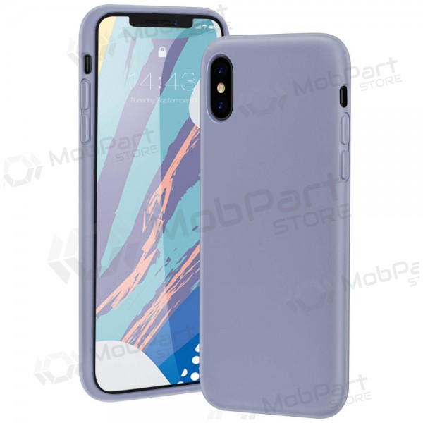 Apple iPhone 11 Pro kotelo - Liquid Silicone 2.0mm (laventelinharmaa)