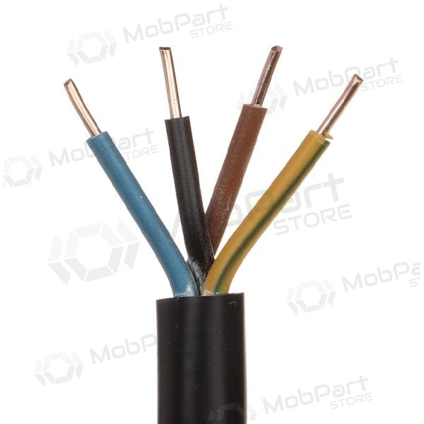 Joustava kaapeli Lietkabelis OMY H03VV-F 4x0.5 mm² kuparia 100 m rulla