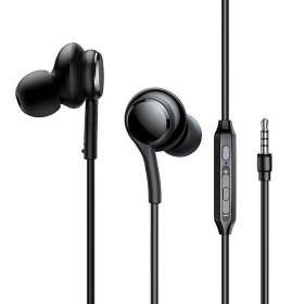 Kuulokkeet Joyroom JR-EW02 3.5mm juodos