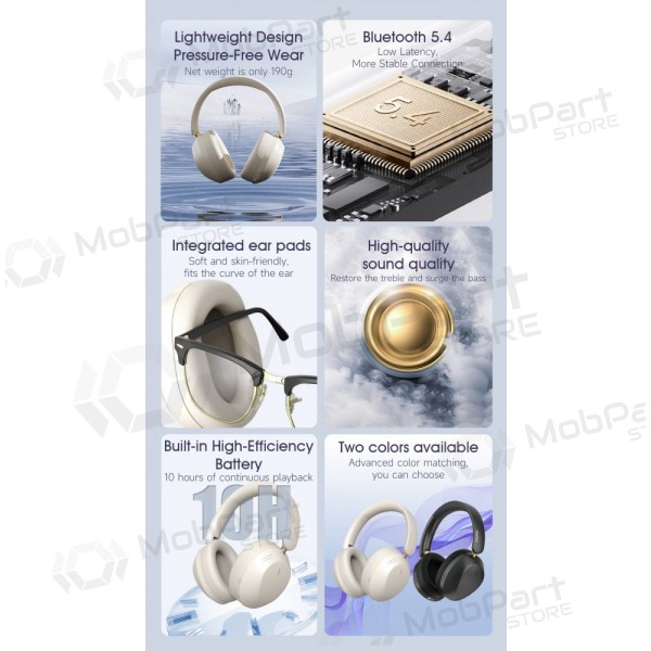 Langattomat kuulokkeet mikrofonilla Dudao X22Max Bluetooth musta
