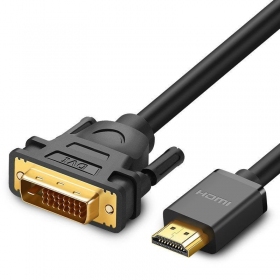 HDMI-kaapeli Ugreen HD106 HDMI–DVI 24+1 1,5 m kaksisuuntainen musta