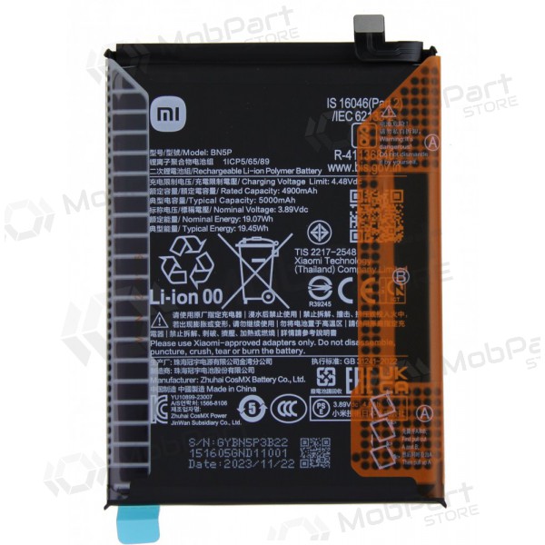 Xiaomi Redmi Note 13 4G / 5G akku (BN5P) (alkuperäinen) Xiaomi Redmi Note 13 4G / 5G akku (BN5P) (alkuperäinen)