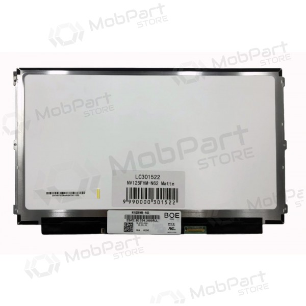 Matrica 12.5" 1920x1080 FHD, LED, IPS, SLIM, matinė, 30pin (dešinėje), A+ Matrica 12.5" 1920x1080 FHD, LED, IPS, SLIM, matinė, 30pin (dešinėje), A+