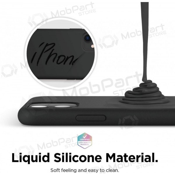 Xiaomi Redmi A7 4G kotelo - Liquid Silicone 1.5mm musta