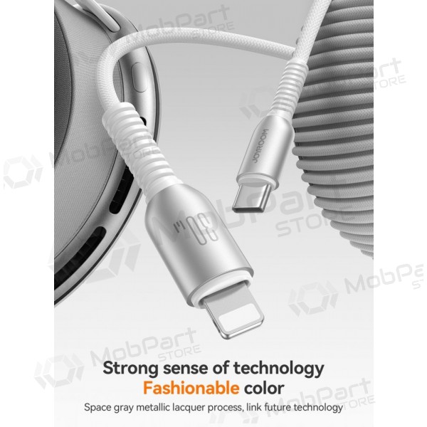 USB kaapeli Joyroom S-A51 USB-C to Lightning 30W 1.2m harmaa