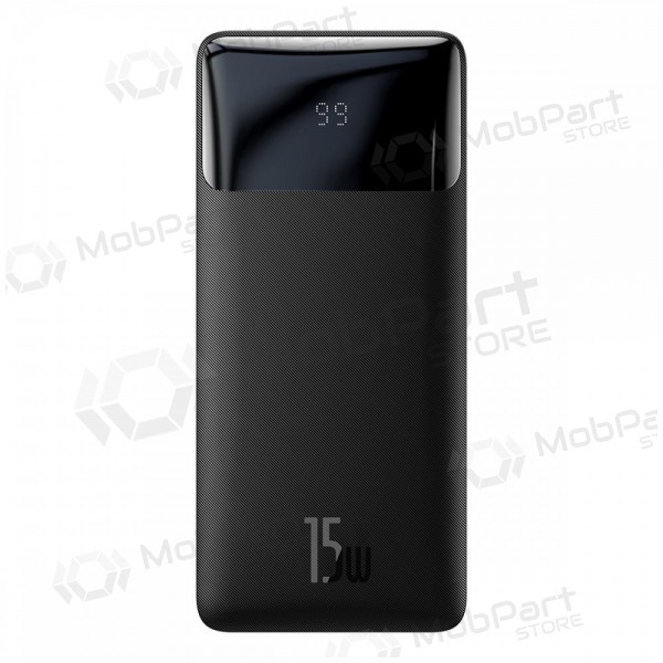 Ulkoinen paristo Power Bank Baseus Bipow Type-C PD+2xQuick Charge 3.0 15W 10000mAh musta PPBD050001