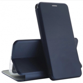 Samsung Galaxy A125 A12 / M127 M12 puhelinkotelo / suojakotelo "Book Elegance" (tummansininen)