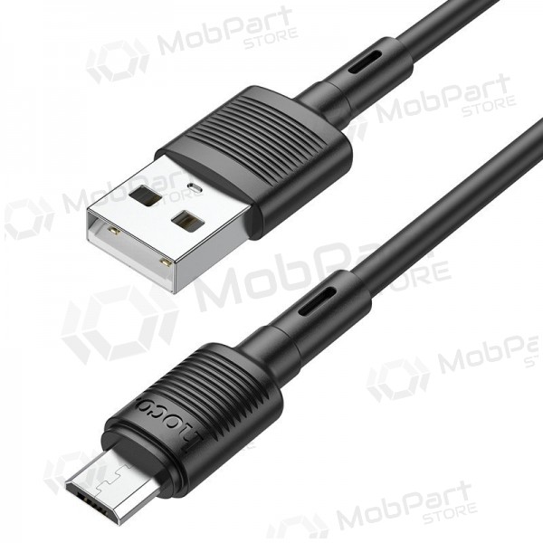 USB kaapeli Hoco X83 USB-A to MicroUSB 1.0m musta