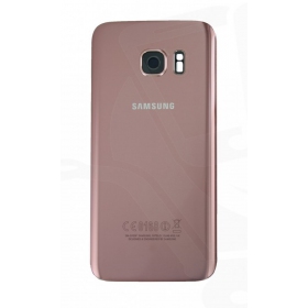 Samsung G930F Galaxy S7 takaakkukansi pinkki (rose pink) (käytetty grade B, alkuperäinen)