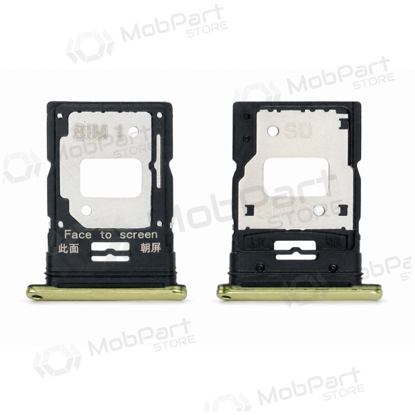 Xiaomi Mi 11 Lite 4G / 5G / 5G NE 2021 SIM-korttipidike (keltainen)