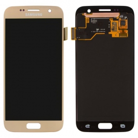 Samsung G930F Galaxy S7 ekranas (kultainen) (service pack) (alkuperäinen)
