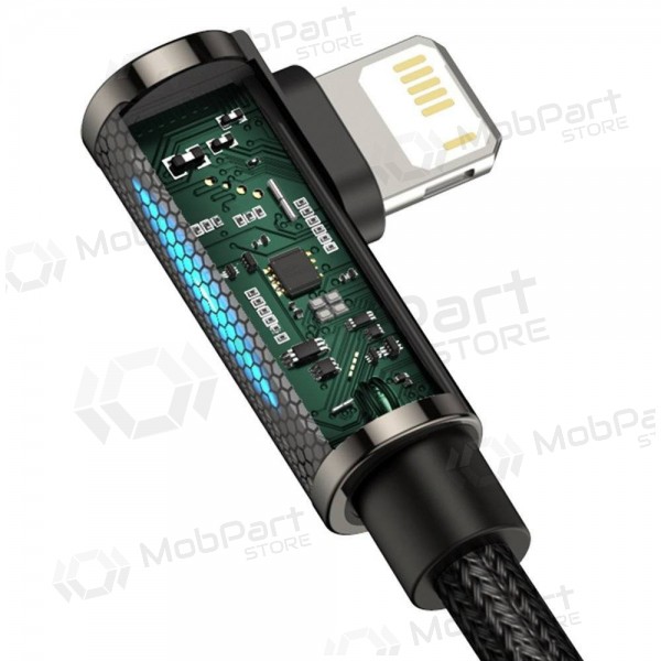 USB kaapeli Baseus Legend Lightning 2.4A 2.0m (musta) CALCS-A01