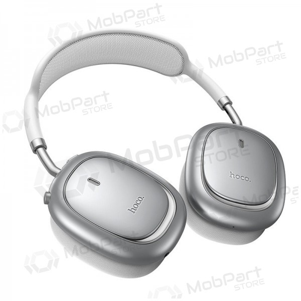Langattomat kuulokkeet mikrofonilla Hoco W68 ANC Bluetooth hopea