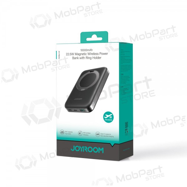 Ulkoinen paristo Power Bank Joyroom JR-PBM12 22.5W Magnetic Wireless 10000mAh musta