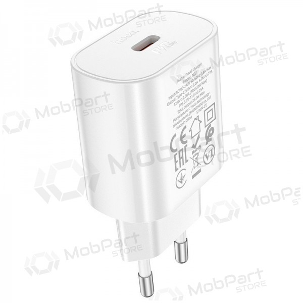 Puhelimen laturi Hoco N22 25 W USB-C valkoinen
