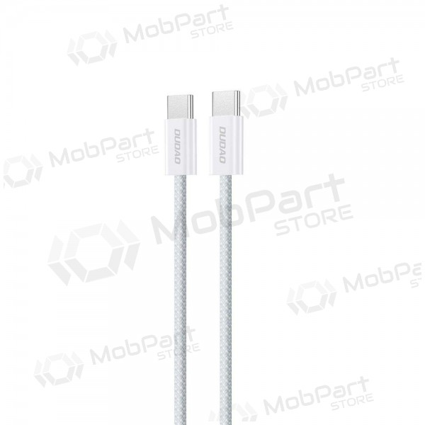 USB-C-kaapeli Dudao L6C USB-C–USB-C 2 m 60 W valkoinen