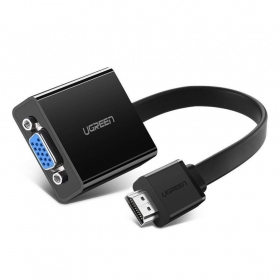 Ugreen MM103 HDMI–VGA-sovitin, musta