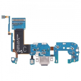 Samsung G955F Galaxy S8+ latauspistorasian ja mikrofonin liitin (latausliitin)