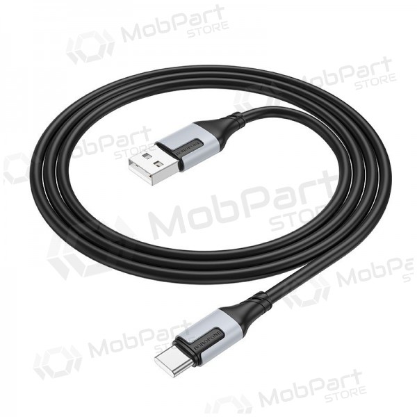 USB kaapeli Borofone BX101 USB-A to USB-C 1.0m musta