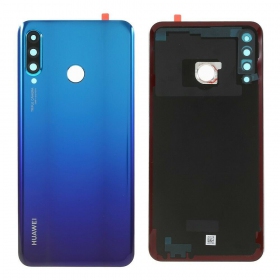 Huawei P30 Lite / P30 Lite New Edition 2020 48MP takaakkukansi (Peacock Blue) (käytetty grade C, alkuperäinen)