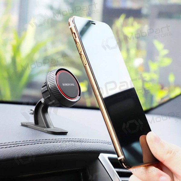 Automobilinis Yleinen telefono laikiklis Borofone BH13 Journey, tvirtinamas ant prietaisų skydelio, magnetinis
