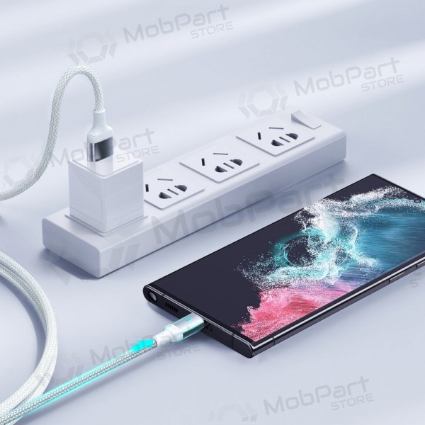 USB kaapeli Joyroom S-UC027A10 USB to Type-C 3A 1.2m valkoinen