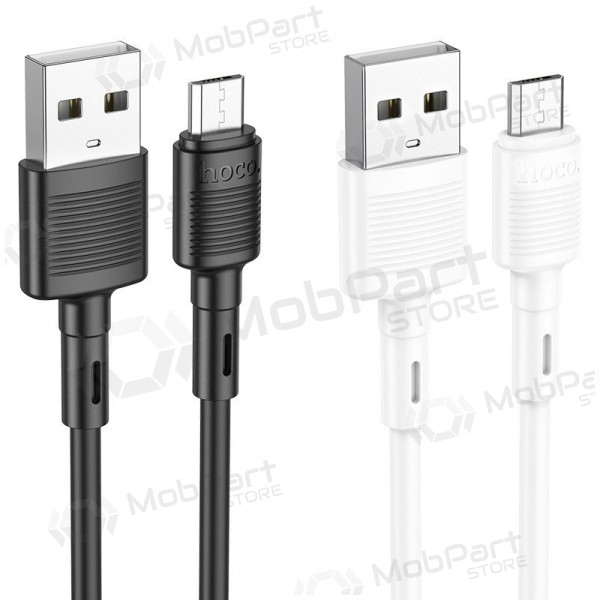 USB kaapeli Hoco X83 USB-A to MicroUSB 1.0m musta