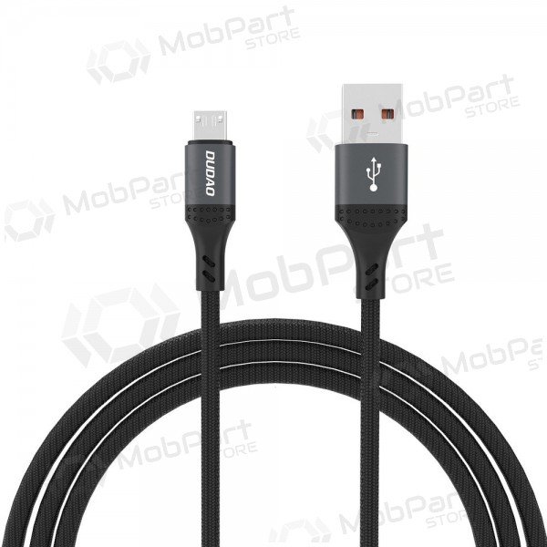 Micro USB-kaapeli Dudao L3SM USB-A - Micro USB 1,2 m 3 A musta