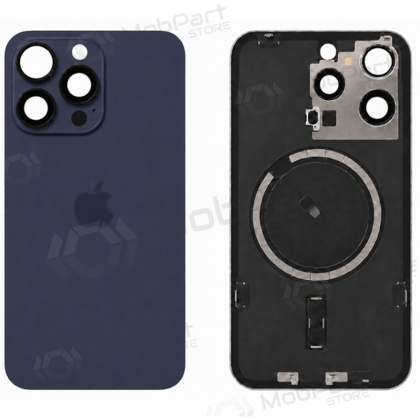 Apple iPhone 15 Pro Max takakansi (sininen) (Premium)