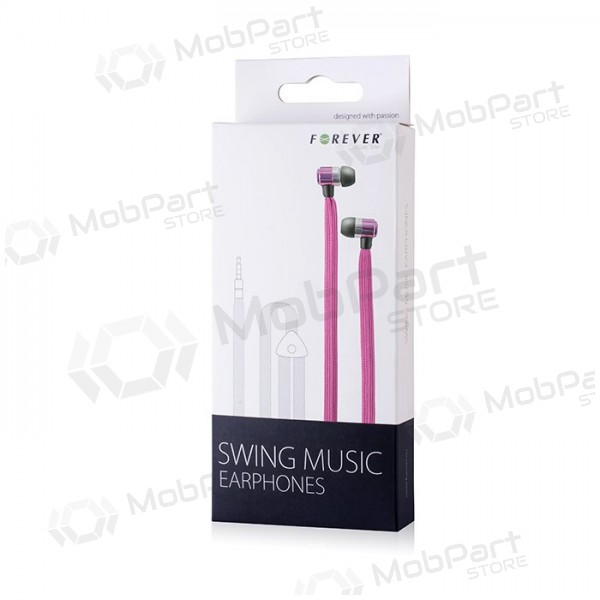 Handsfree Forever Swing Music 3,5mm (pinkki)