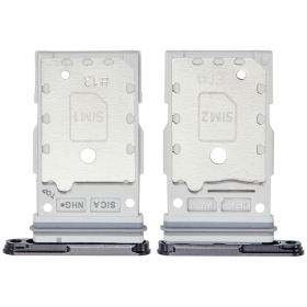 Samsung Galaxy S25, S25+ Dual SIM kortin pidike (musta) (alkuperäinen)