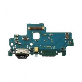 Samsung A366 Galaxy A36 5G latauspistorasian ja mikrofonin liitin (latausliitin) (service pack) (alkuperäinen)