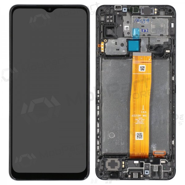 Samsung Galaxy M12 näyttö (musta) (kehyksellä) (alkuperäinen) Samsung Galaxy M12 näyttö (musta) (kehyksellä) (alkuperäinen)