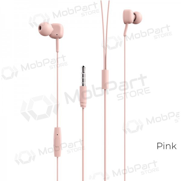Handsfree Borofone BM34 3,5mm (pinkki)