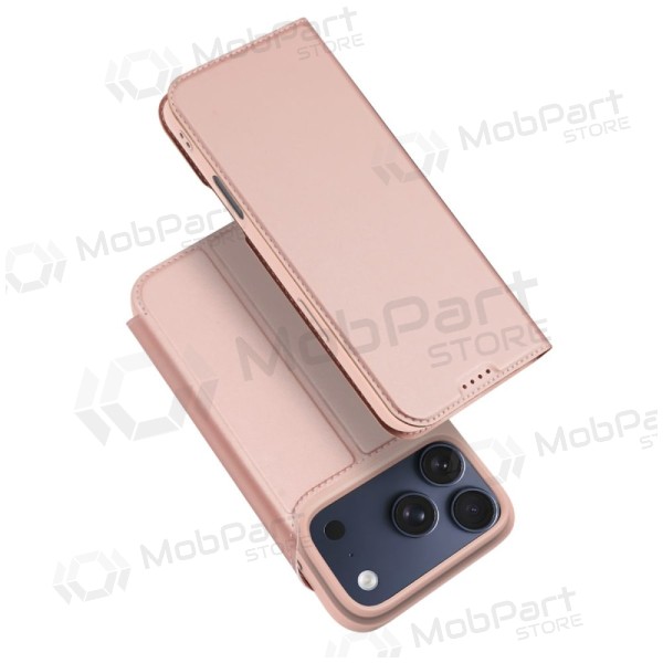 Apple iPhone 17 Pro Maxkanssaojakotelo "Dux Ducis Skin Pro" (pinkki / kultainen)