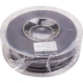3D spausdinimo plastikas PETG, 1.75mm, 1kg, musta