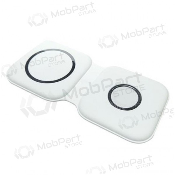 Laturi langaton 2in1 Smart Phone, Watch (valkoinen)
